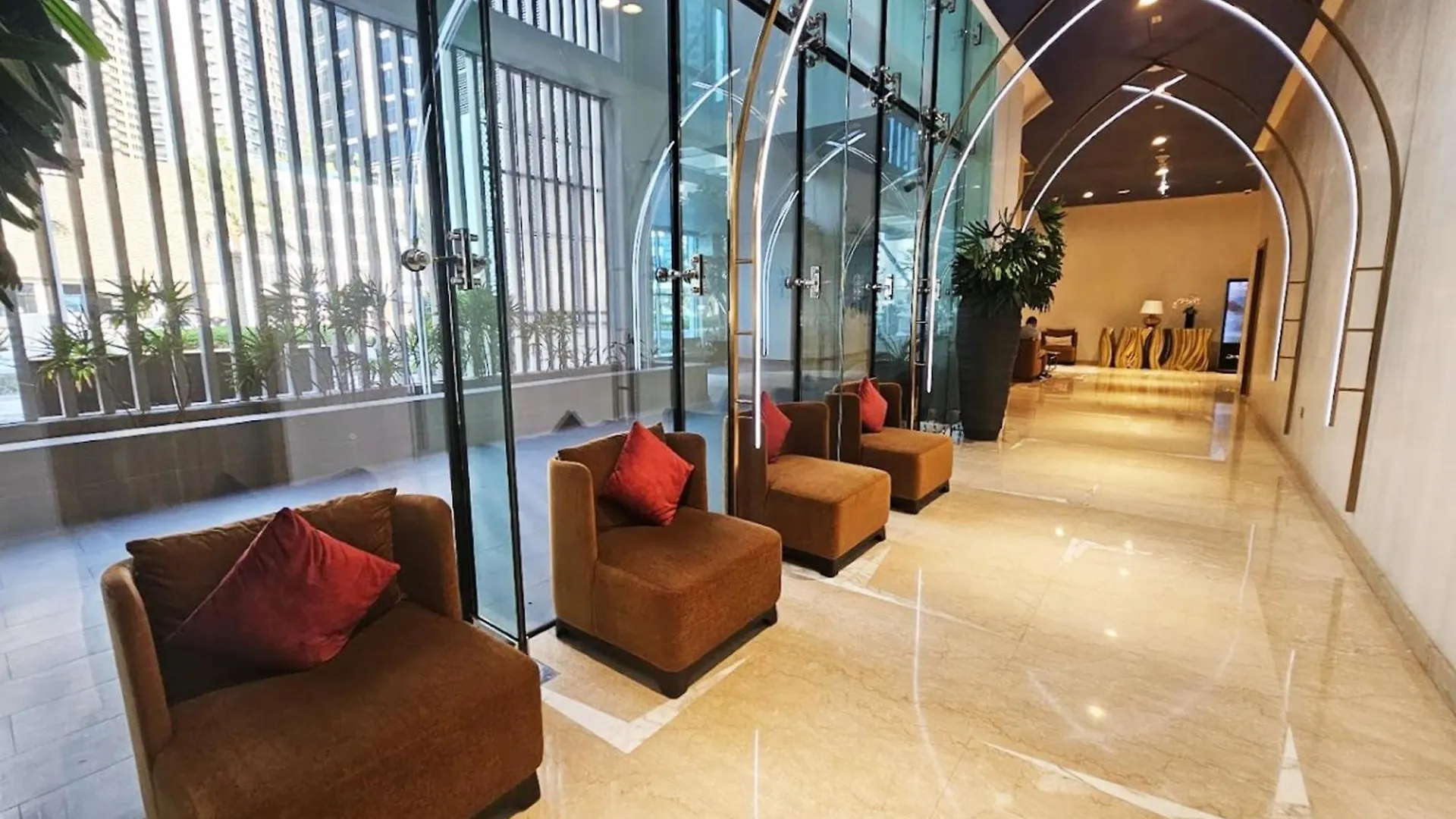 Vserve Stylish Suite 1 Bedroom With Burj Khalifa And Canal View Dubai Daire